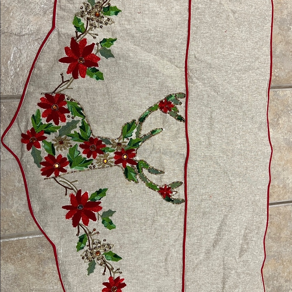 Festive Floral Table Runner from pier one